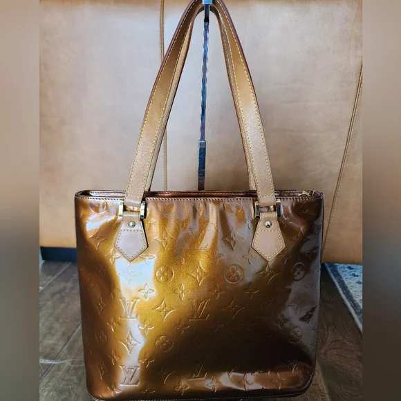 Louis Vuitton Vernis Houston Bag - Bronze